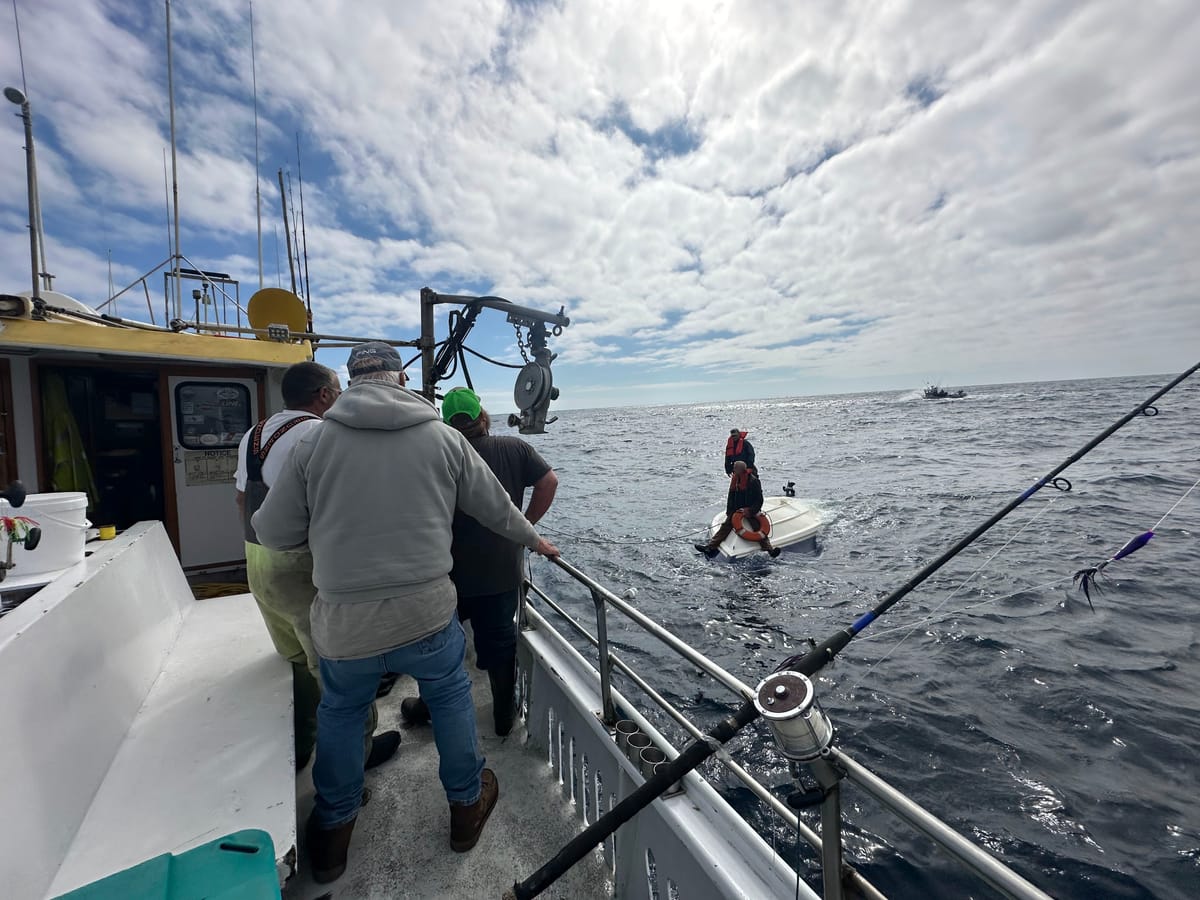 Fishermen Rescued Off Mendocino Coast