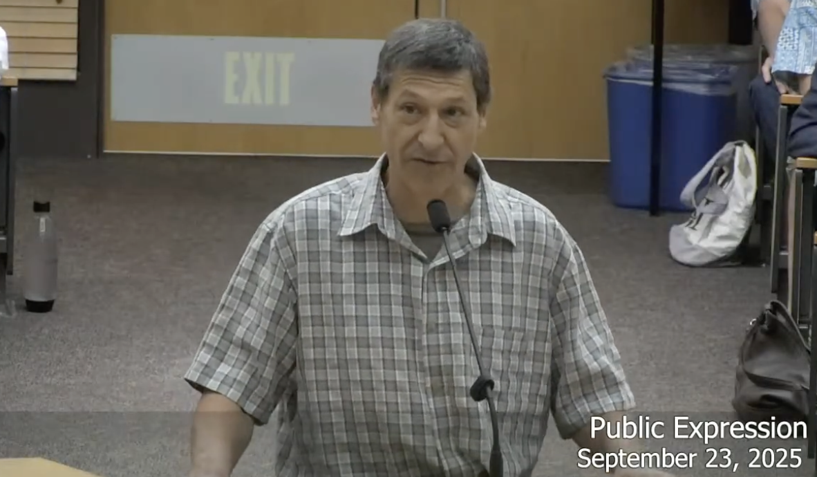 Public Comment – Board of Supervisors 9/23/2025