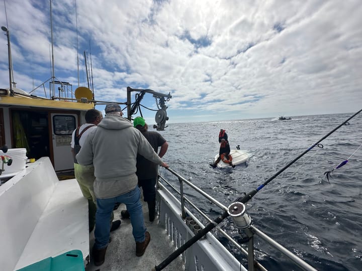 Fishermen Rescued Off Mendocino Coast